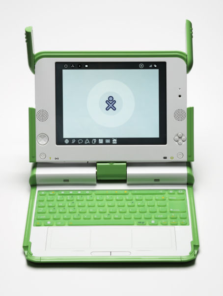 Picture of the Green OLPC XO